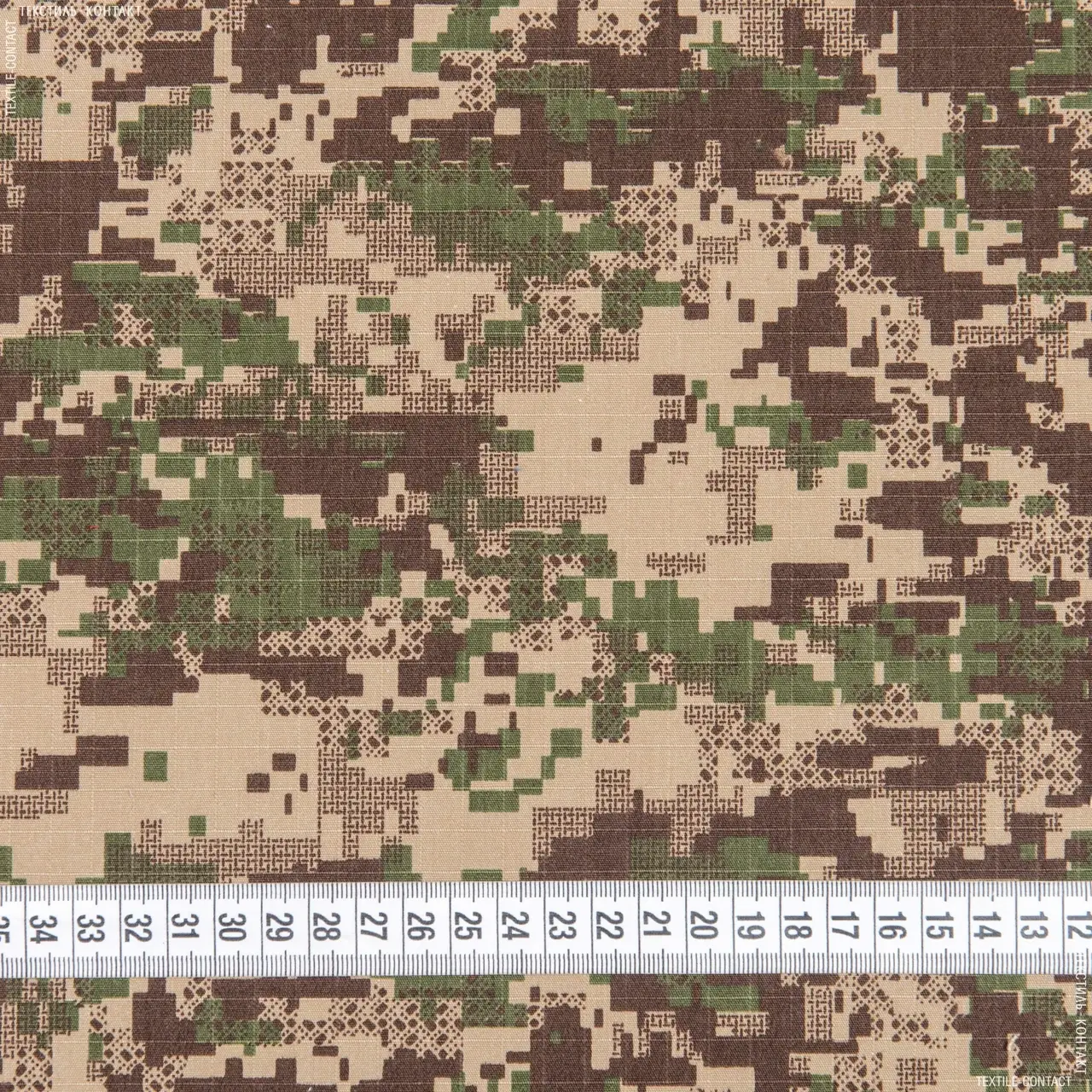 Сумішева тканина Ріпстоп 65/35 Піксель НГУ G 0822 - Зображення 2